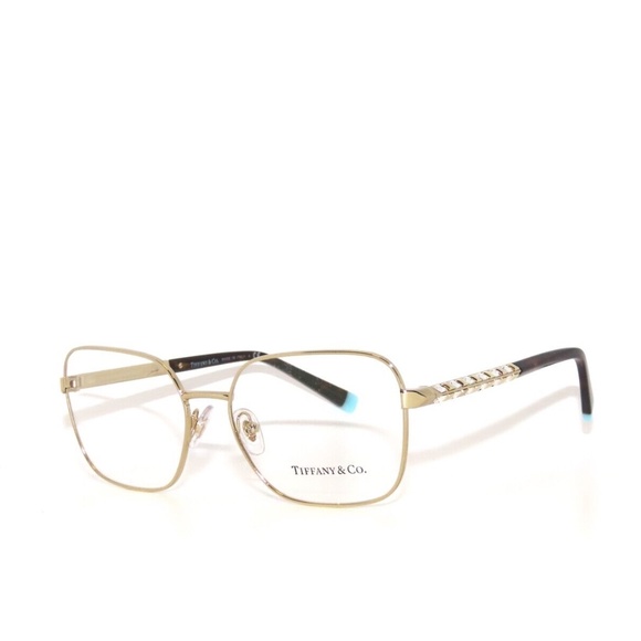 Tiffany & Co Frame 1140 6021 55 Pale Gold Eyeglasses 1140B - Picture 1 of 5